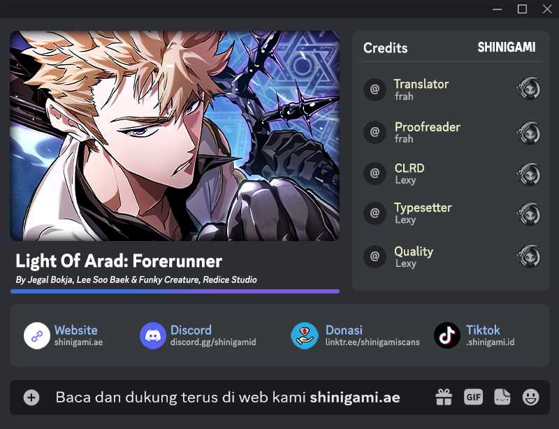 Light Of Arad: Forerunner