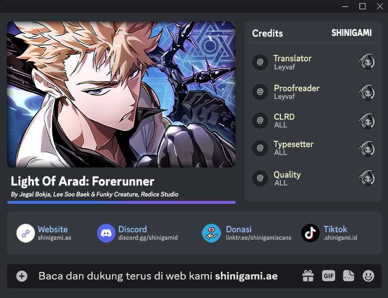 Light Of Arad: Forerunner