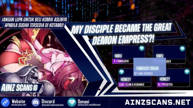 My Disciple Became The Great Demon Empress?! Chapter 16