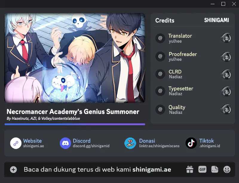 Necromancer Academy’s Genius Summoner Chapter 141