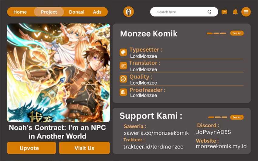 Noah’s Contract: I’m an NPC in Another World