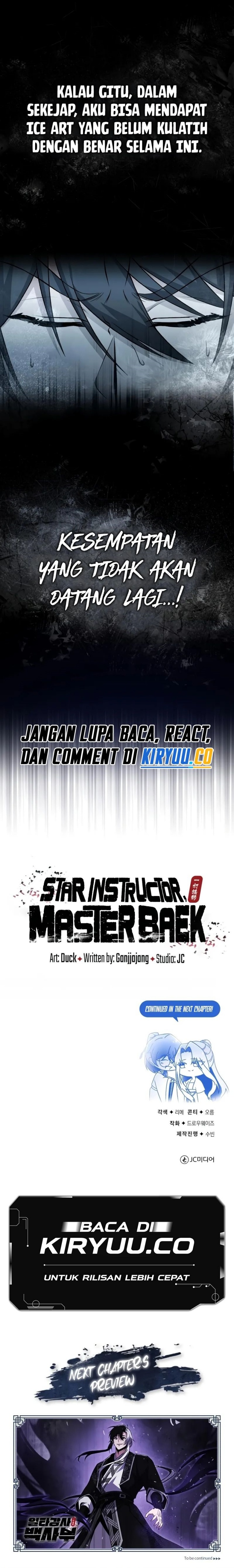 Number One Star Instructor Master Baek