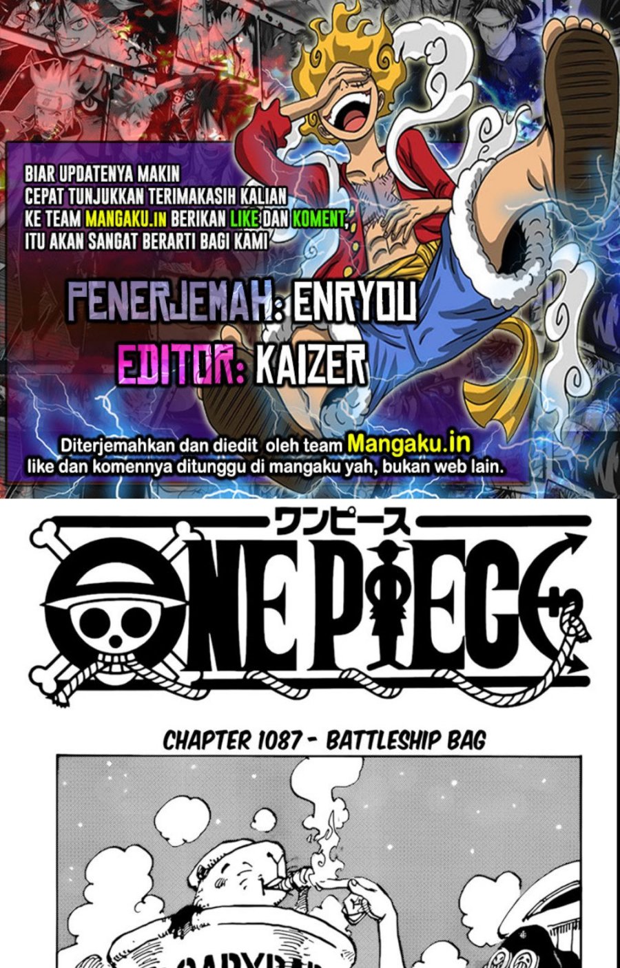 One Piece Chapter 1087