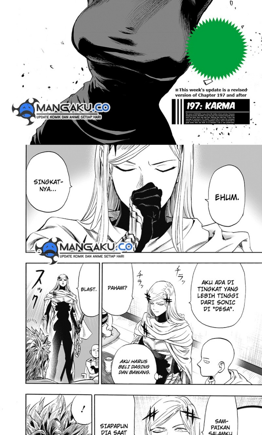 One Punch Man Chapter 197.6