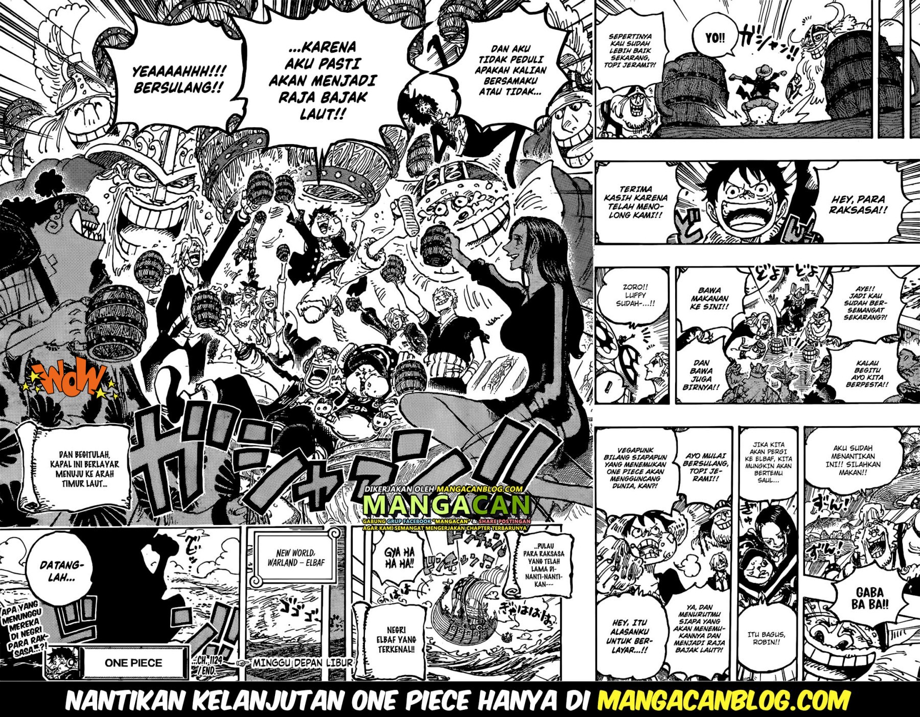 One Piece Chapter 1124