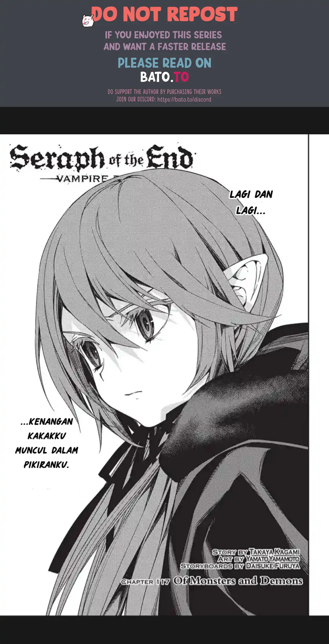 Owari no Seraph Chapter 117