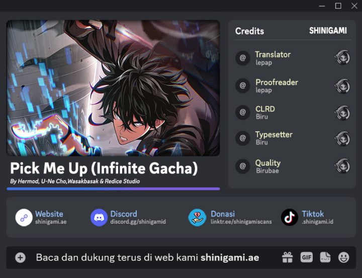 Pick Me Up, Infinite Gacha Chapter 102