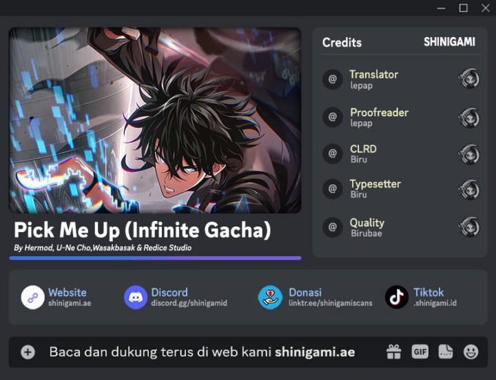 Pick Me Up, Infinite Gacha Chapter 109