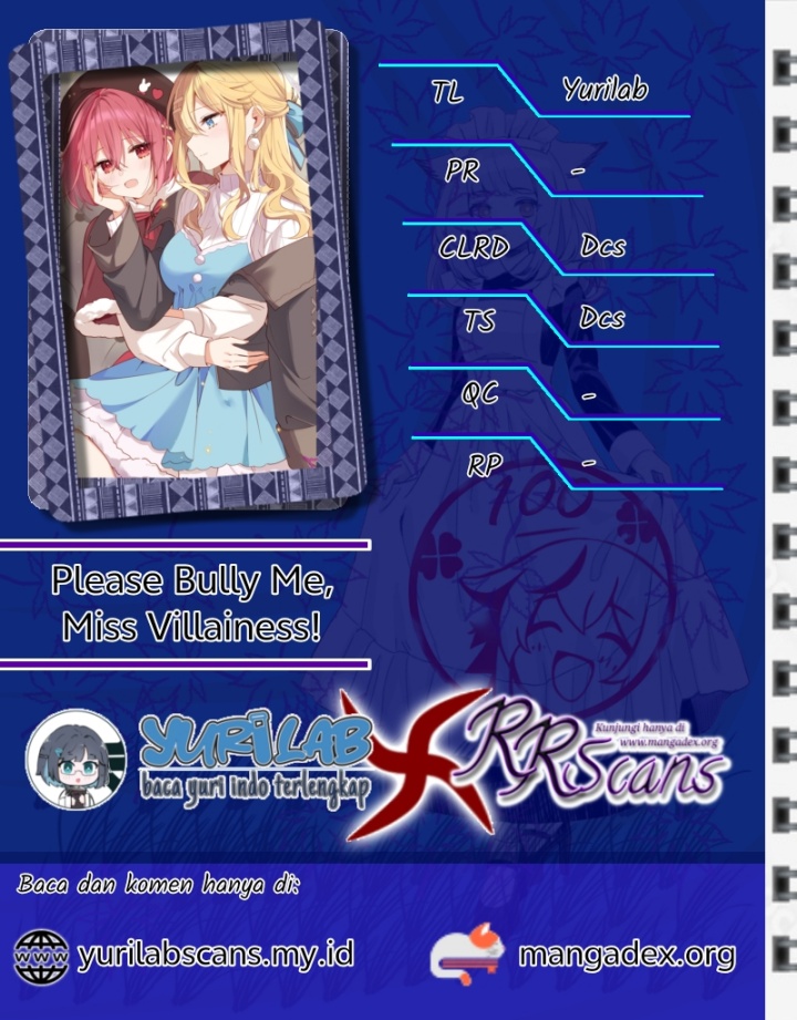 Please Bully Me, Miss Villainess!