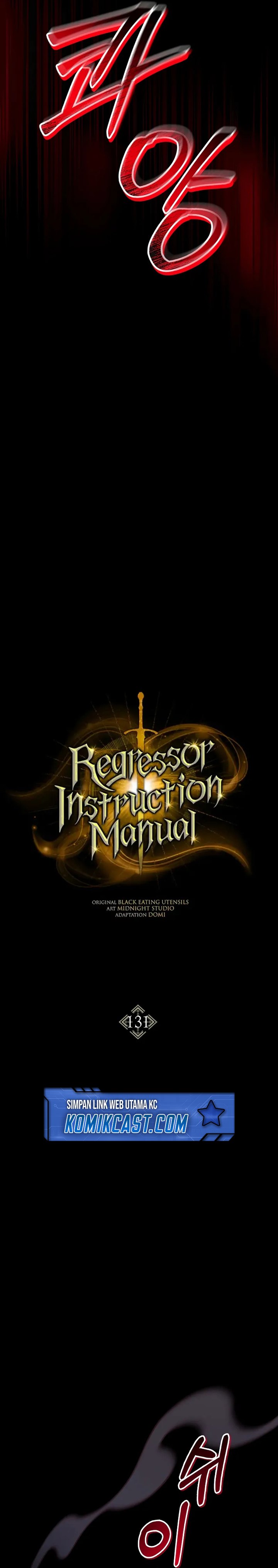 Regressor Instruction Manual