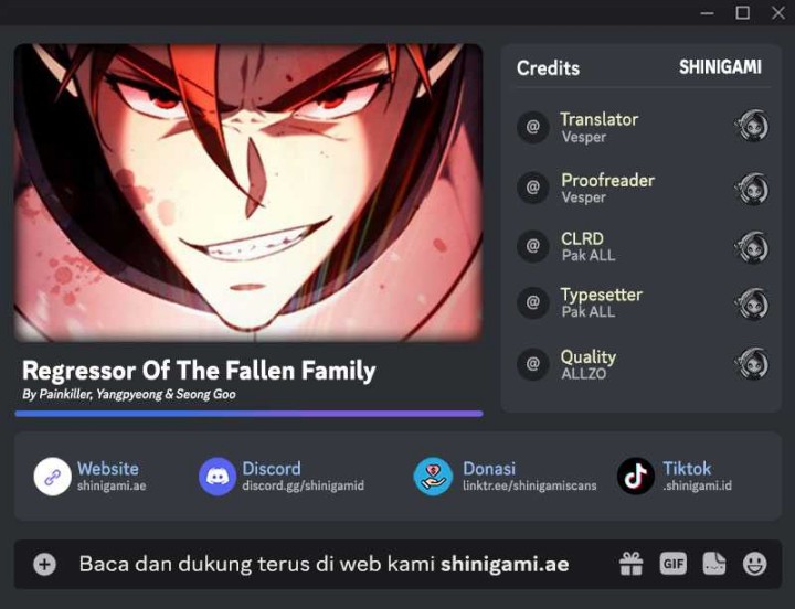 Regressor of the Fallen Family Chapter 57