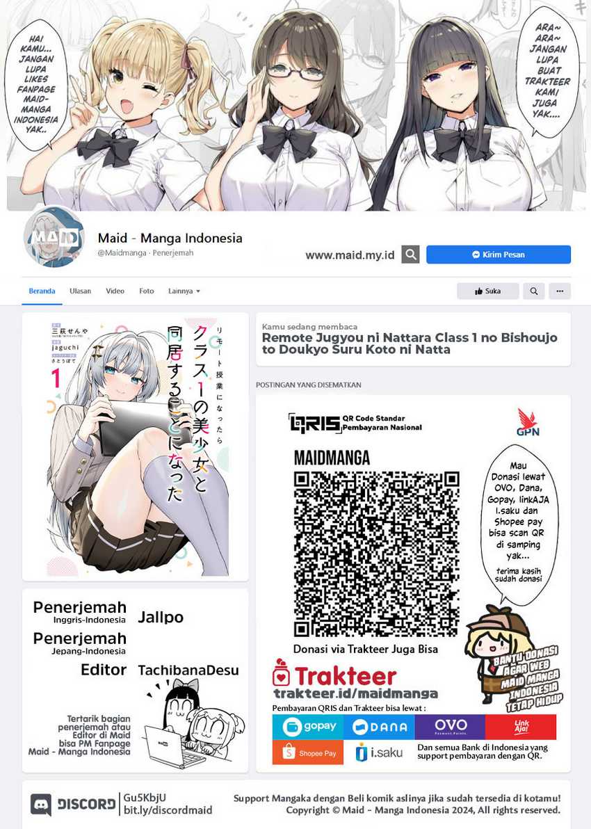 Remote Jugyou ni Nattara Class 1 no Bishoujo to Doukyo Suru Koto ni Natta