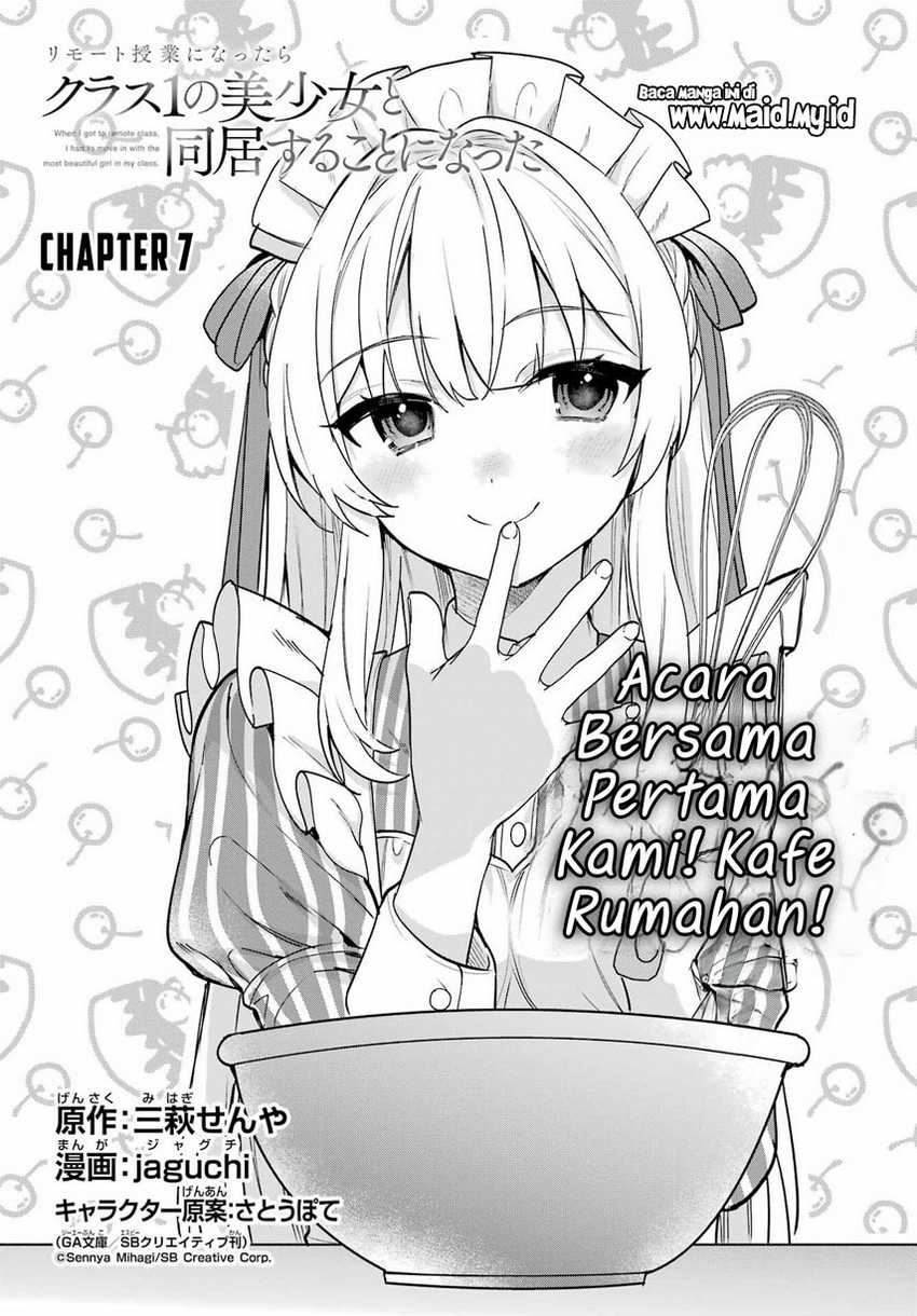 Remote Jugyou ni Nattara Class 1 no Bishoujo to Doukyo Suru Koto ni Natta