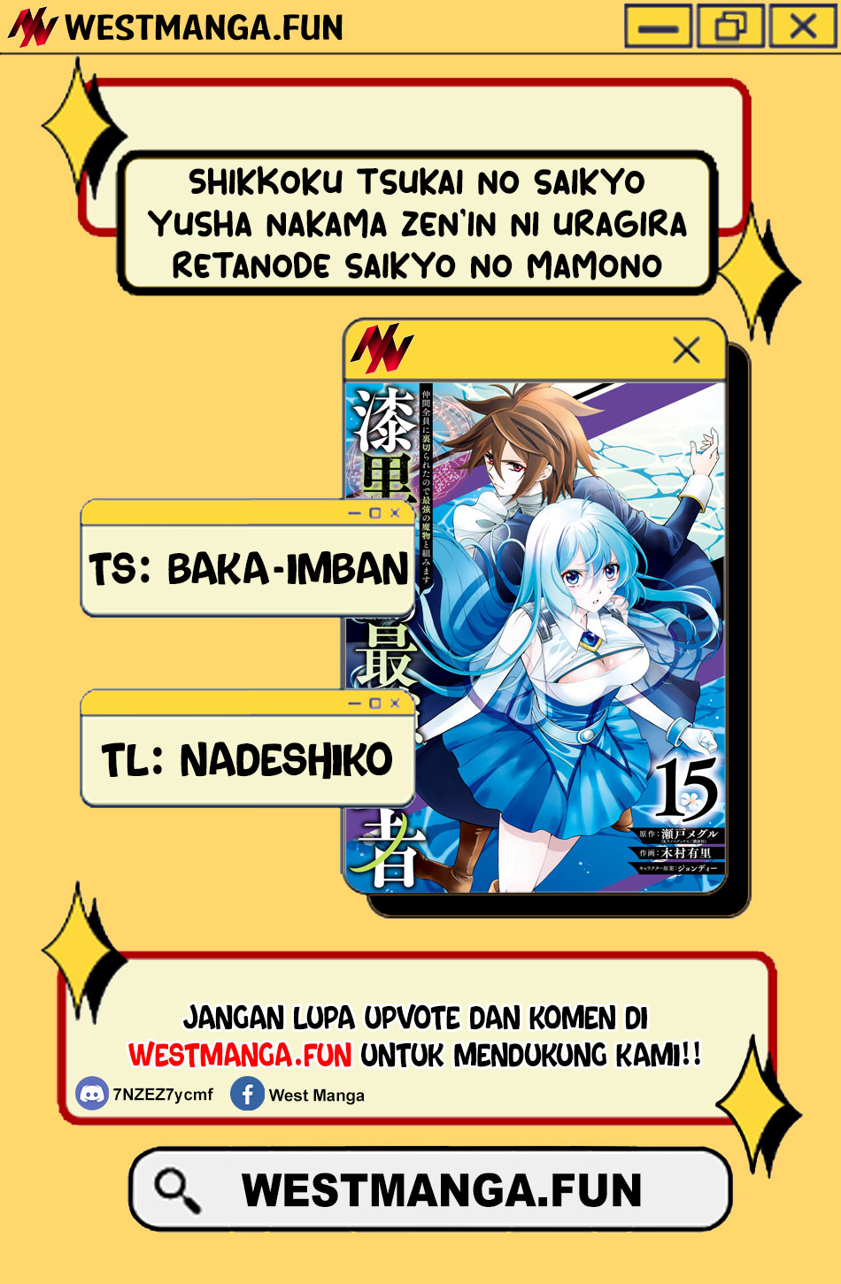 Shikkoku Tsukai no Saikyo Yusha Nakama Zen’in ni Uragira Retanode Saikyo no Mamono