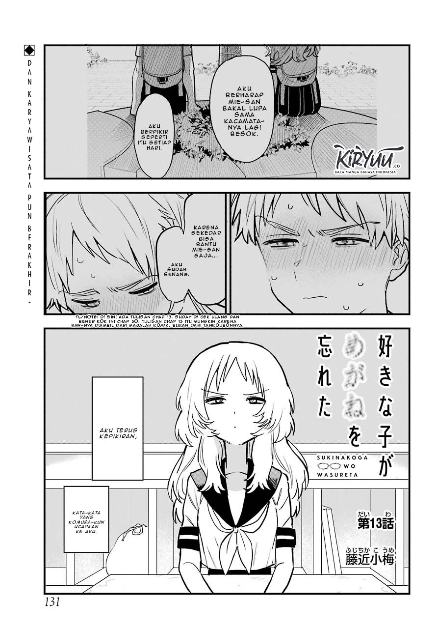 Sukinako ga Megane wo Wasureta