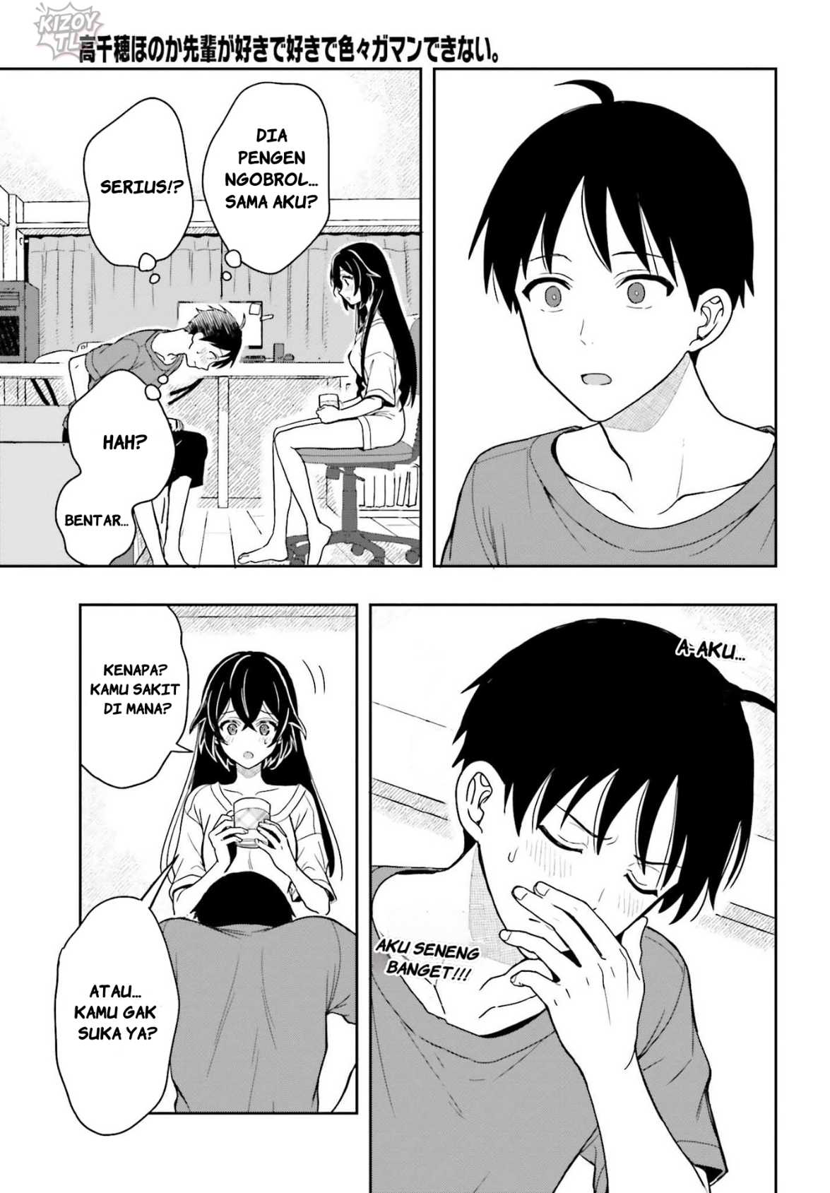 Takachiho Honoka-senpai ga SUKIde SUKIde Iroiro Gamandekinai.