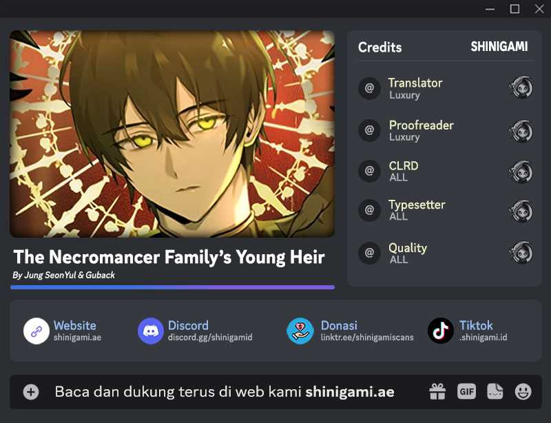 The Necromancer Family’s Young Heir