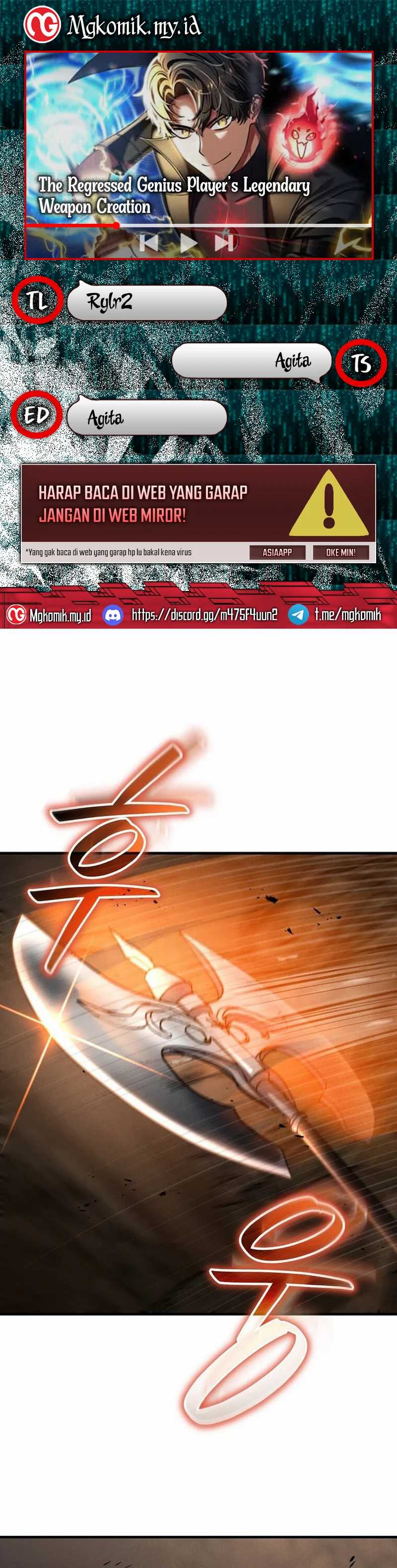 The Regressed Genius Player’s Legendary Weapon Creation