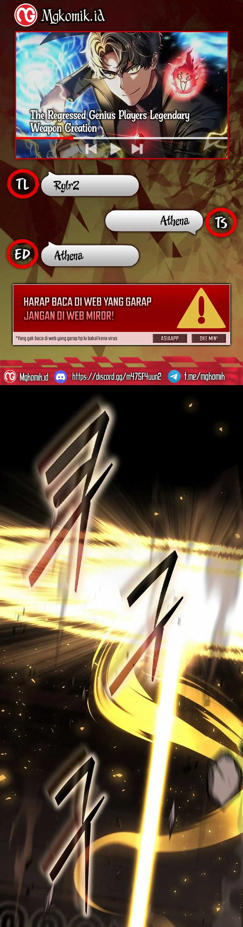 The Regressed Genius Player’s Legendary Weapon Creation