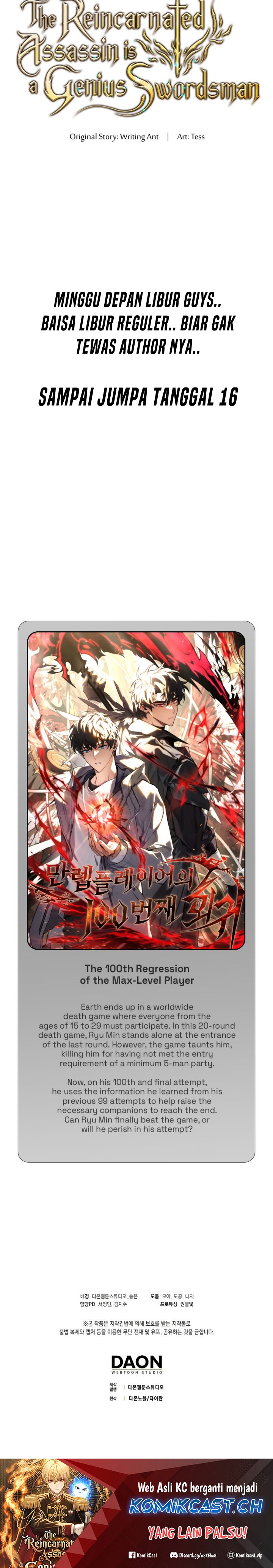 The Reincarnated Assassin is a Genius Swordsman