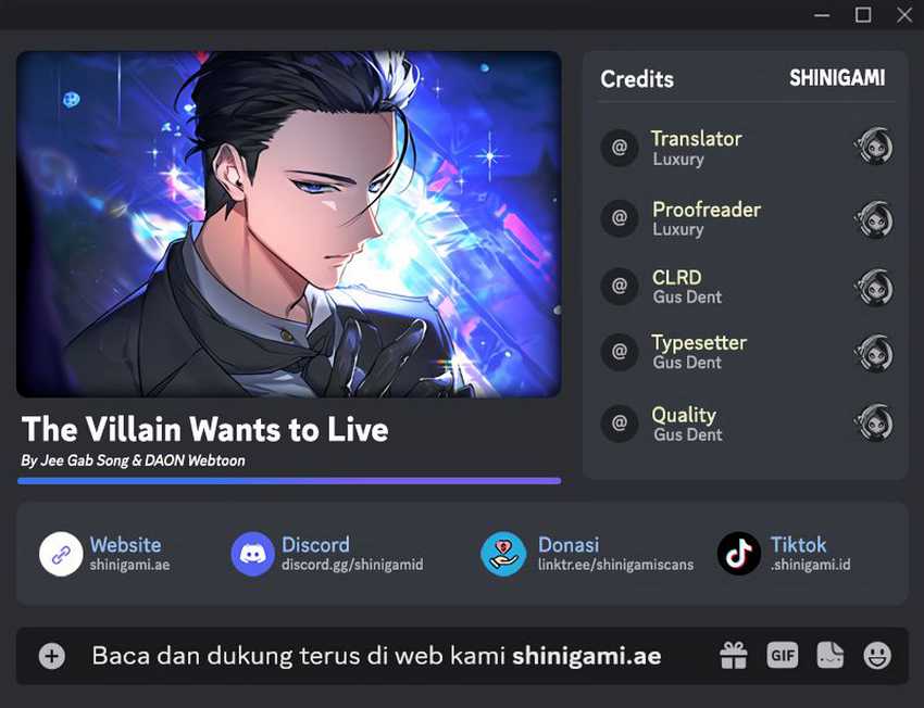 The Villain Wants To Live