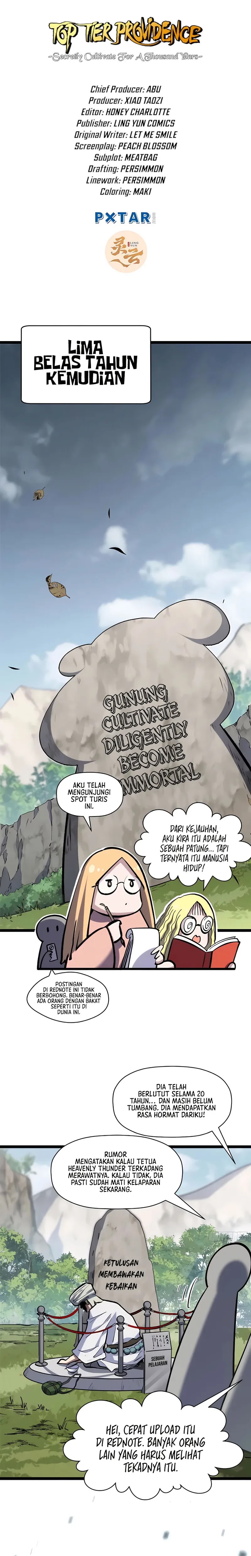Top Tier Providence: Secretly Cultivate for a Thousand Years