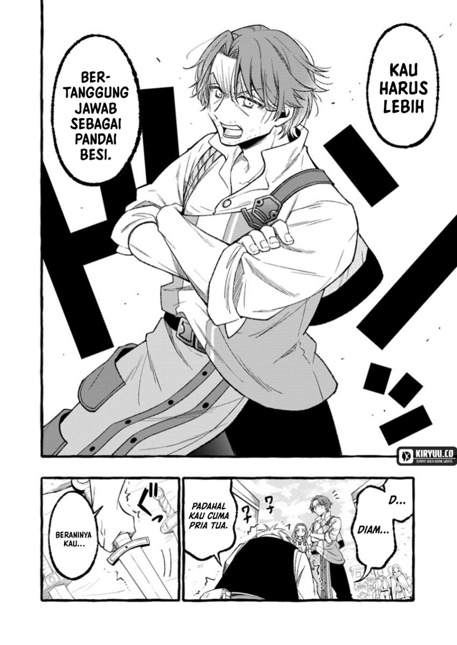 Tsuihou Sareta Ossan Kajishi, Nazeka Densetsu no Daimyouko ni Naru