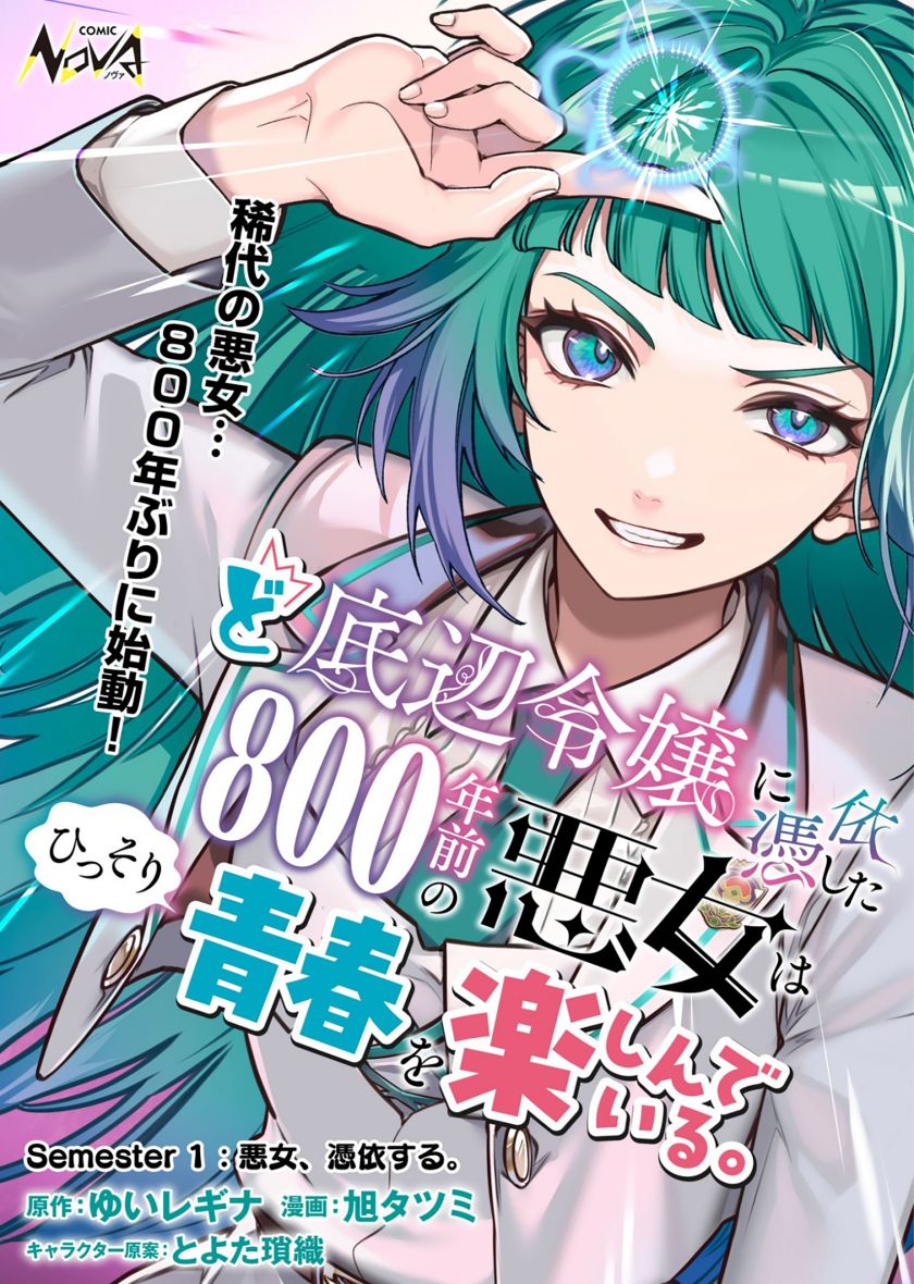 Doteihen Reijou ni Hyoui Shita 800-nen Mae no Akujo wa Hissori Seishun o Tanoshinde Iru