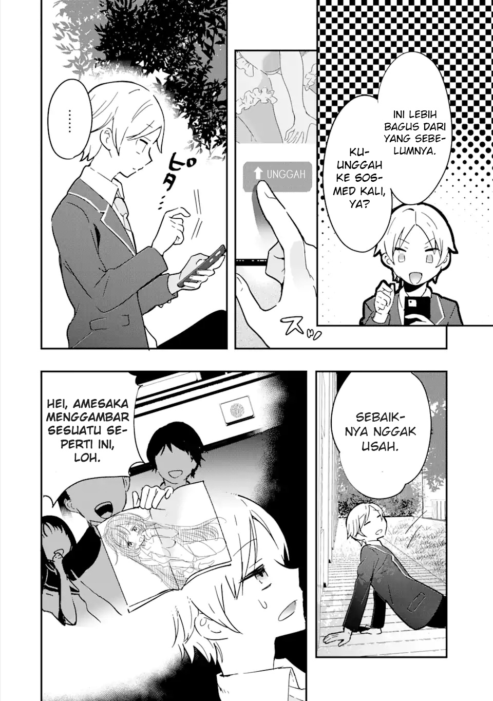 Gakuen 1 no Bishoujo wa x x Eshi no Ore ni Horeteiru!? (The Number 1 Beautiful Girl in the School is in Love With Me, the XXX Artist.)