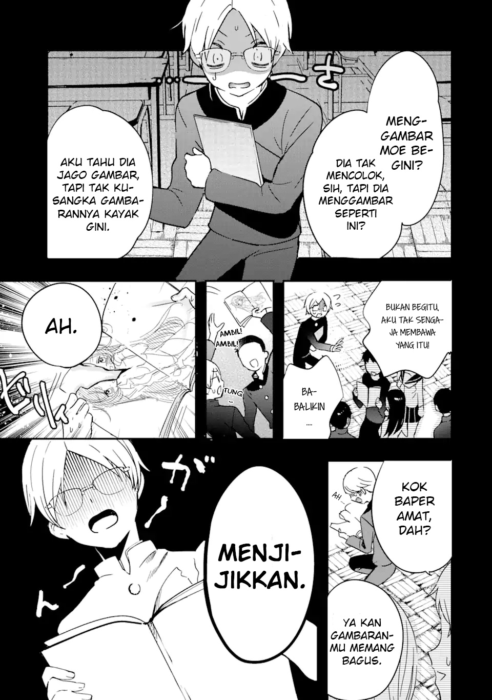 Gakuen 1 no Bishoujo wa x x Eshi no Ore ni Horeteiru!? (The Number 1 Beautiful Girl in the School is in Love With Me, the XXX Artist.)