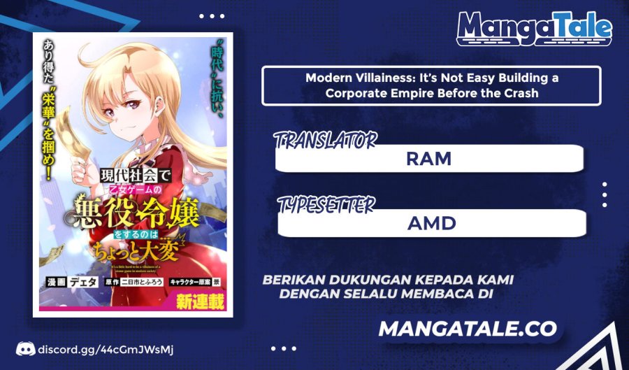 Gendai Shakai de Otome Game no Akuyaku Reijou wo suru no wa Chotto Taihen