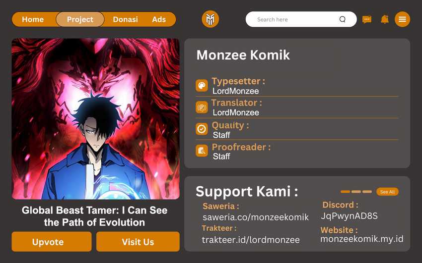 Global Beast Tamer: I Can See the Path of Evolution
