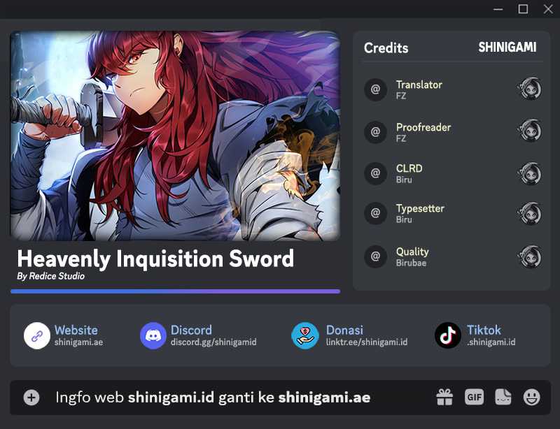 Heavenly Inquisition Sword