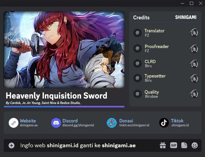 Heavenly Inquisition Sword