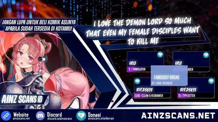 I Love the Demon Lord So Much That Even My Female Disciples Want to Kill Me