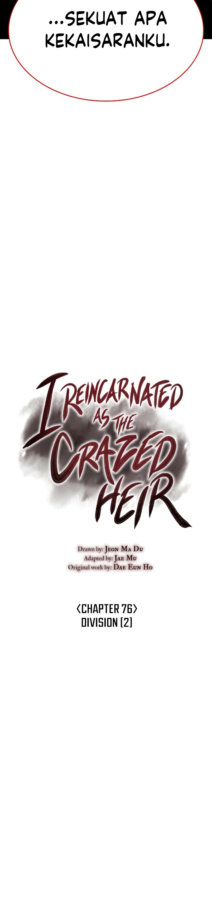 I Reincarnated As The Crazed Heir