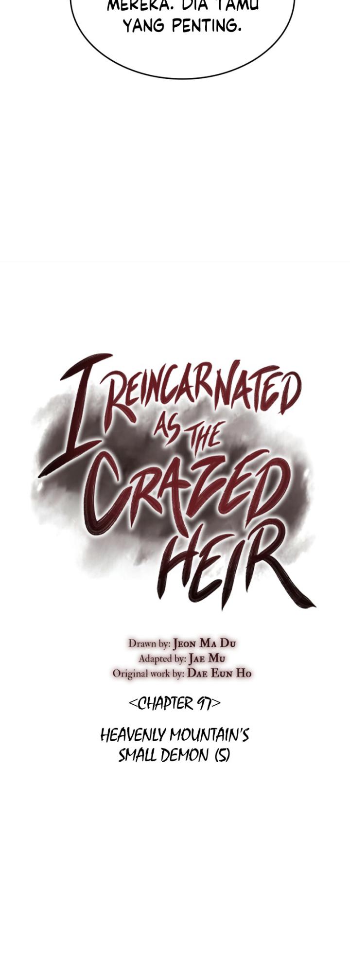 I Reincarnated As The Crazed Heir
