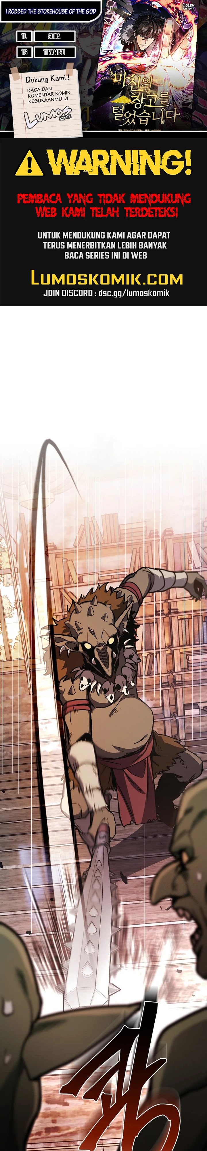 I Robbed The Storehouse Of The God