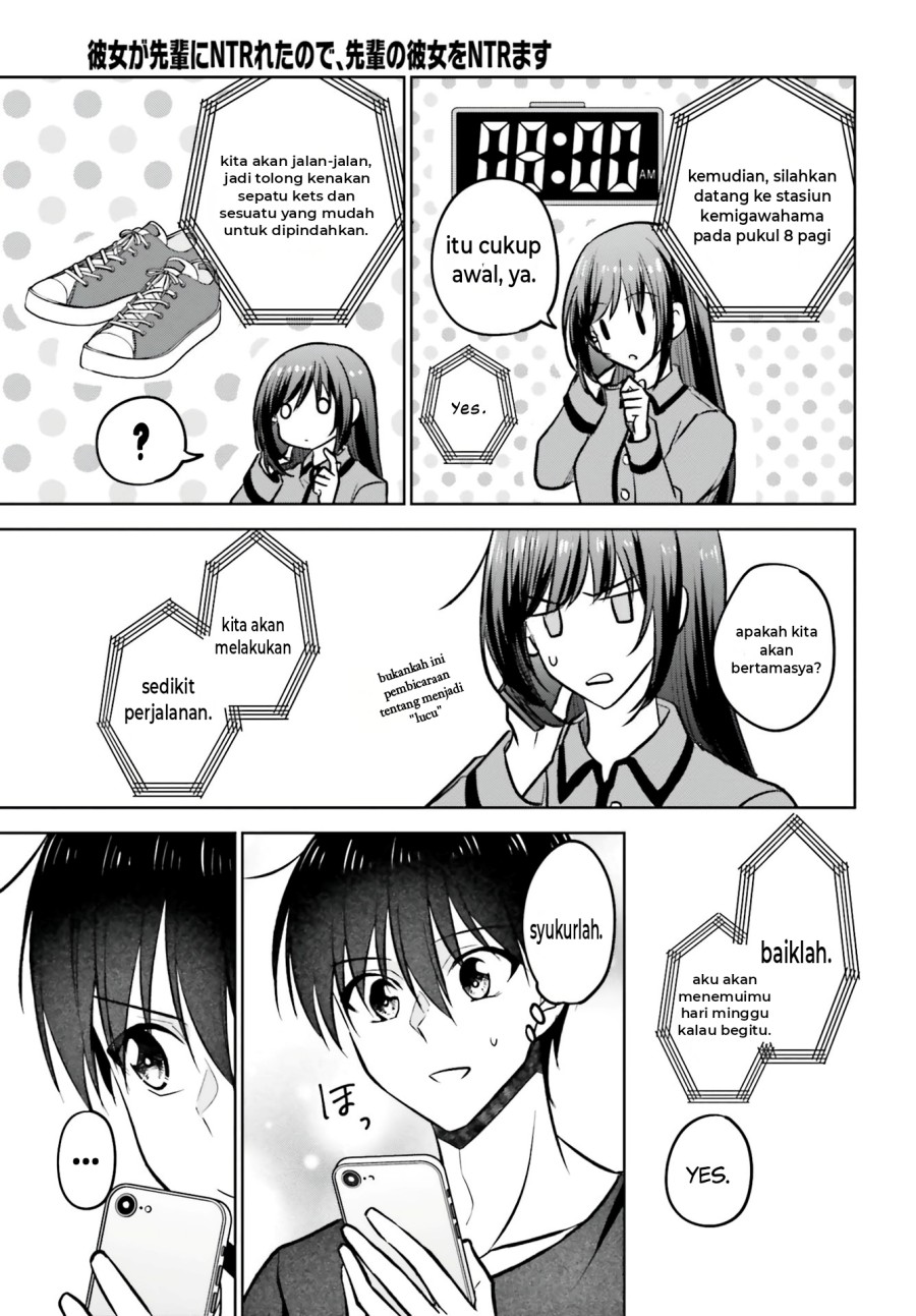 Kanojo ga Senpai ni NTR-reta no de, Senpai no Kanojo wo NTR-masu Chapter 9