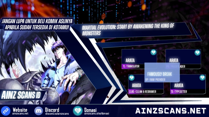 Martial Evolution: Start by Awakening the King of Monsters