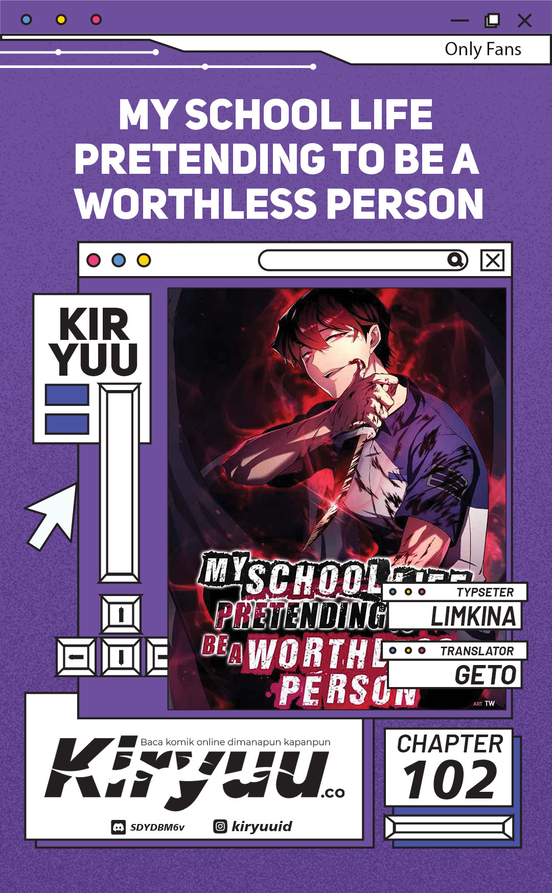 My School Life Pretending to Be a Worthless Person