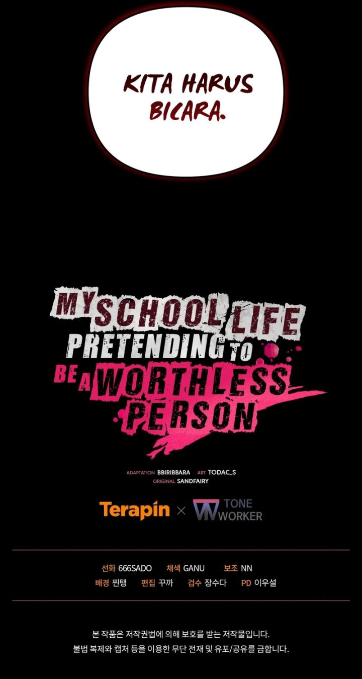 My School Life Pretending to Be a Worthless Person