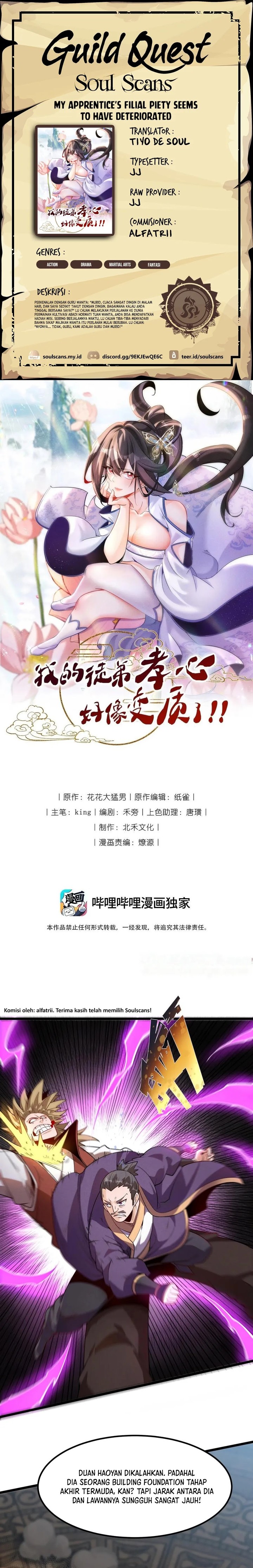 My Apprentice’s Filial Piety Seems To Have Deteriorated