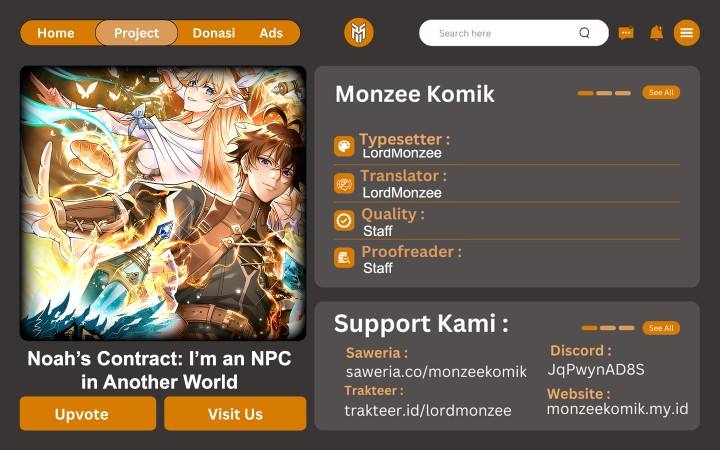 Noah’s Contract: I’m an NPC in Another World