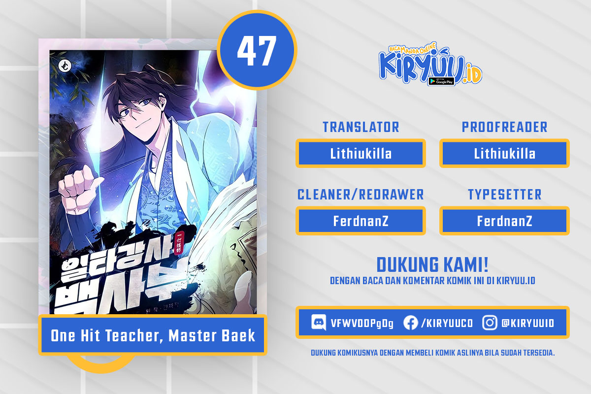 Number One Star Instructor Master Baek