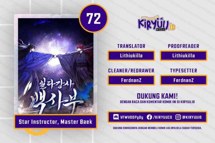 Number One Star Instructor Master Baek