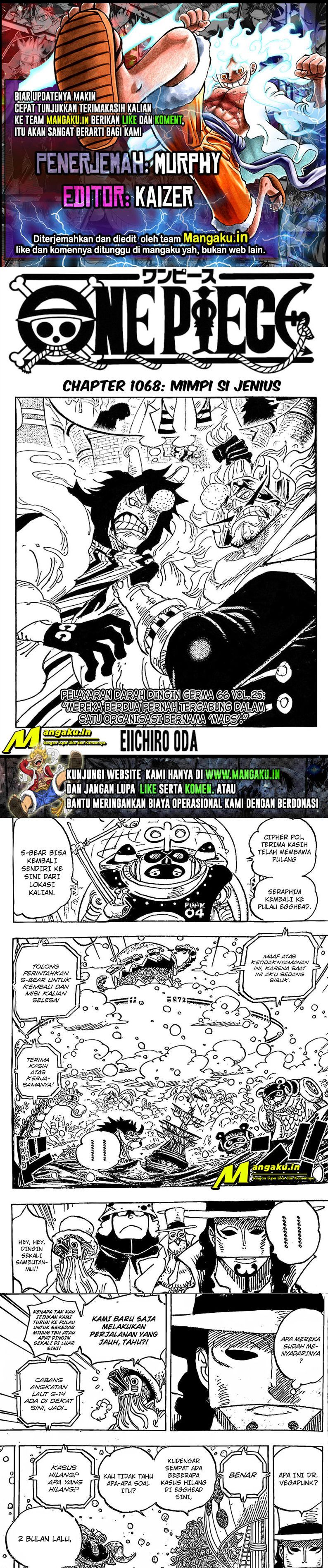 One Piece Chapter 1068