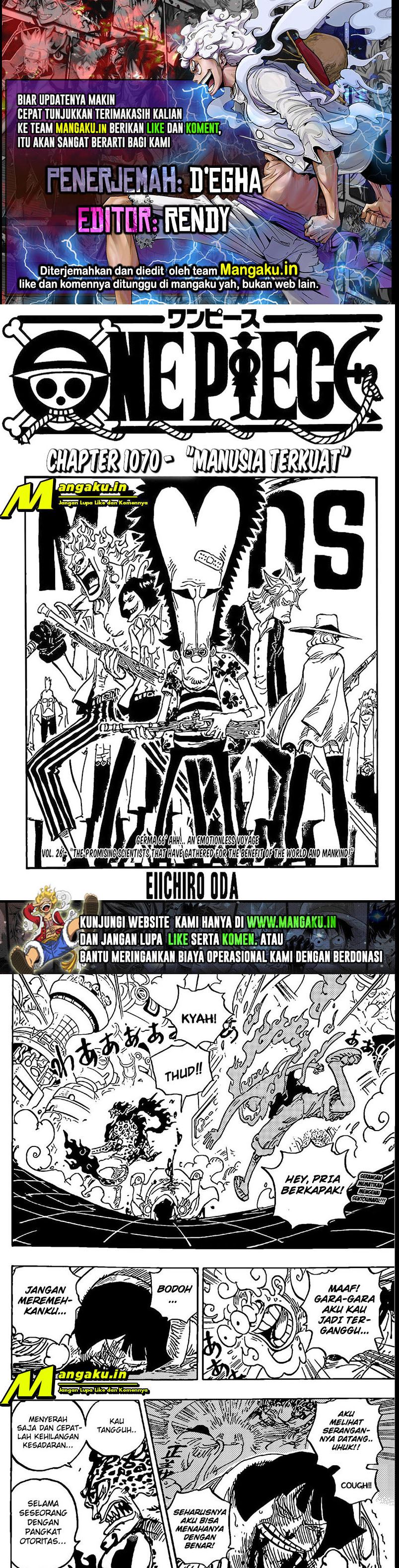 One Piece Chapter 1070