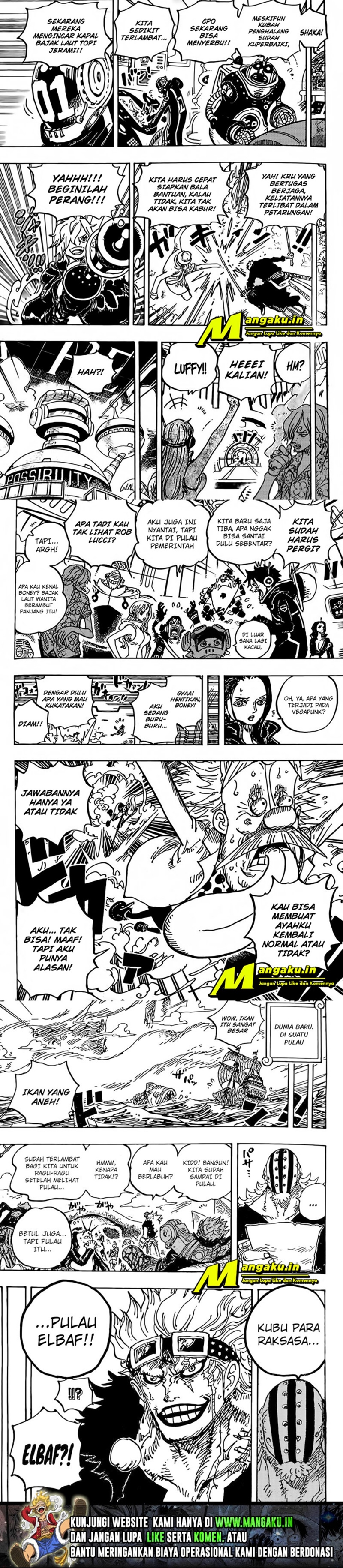 One Piece Chapter 1071