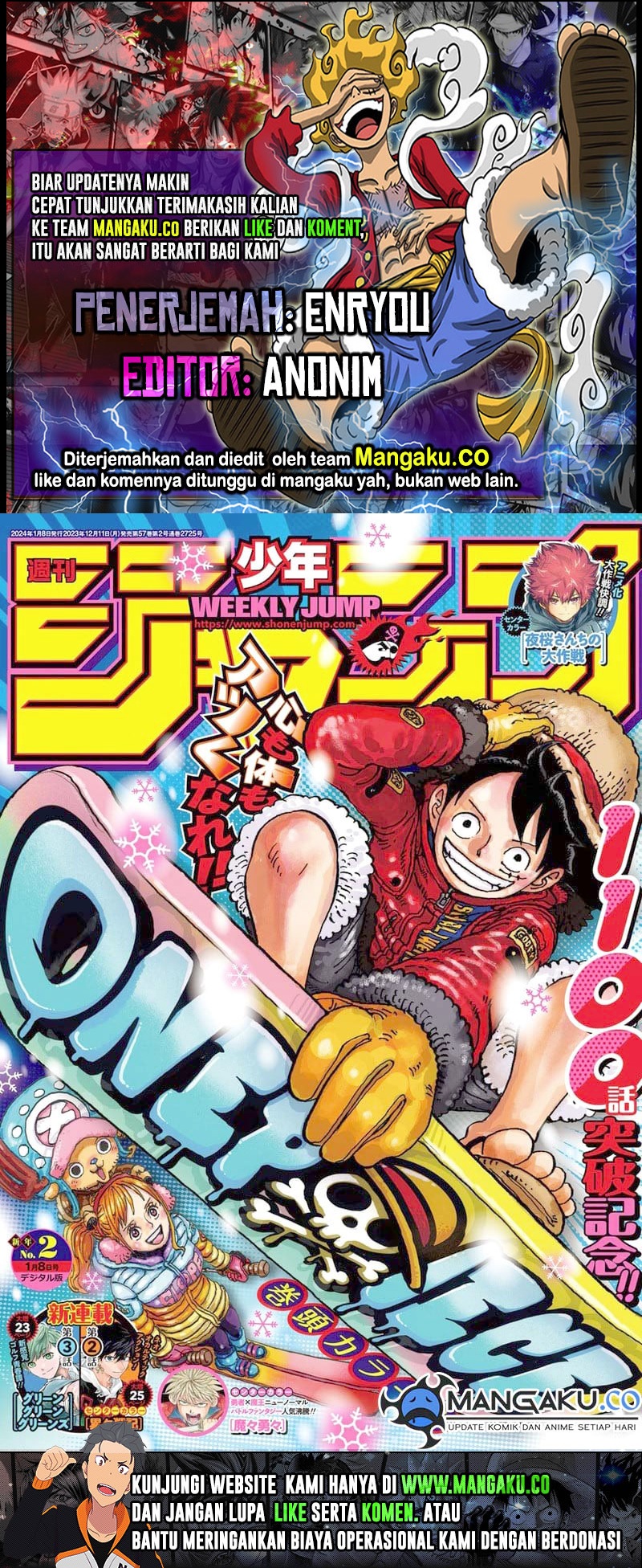 One Piece Chapter 1101